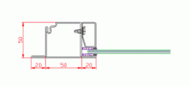 Forster Presto 50. Our general purpose rebated system for single action doors. Fire rated for up to 180 minutes for integrity only. Max glass thickness 26mm